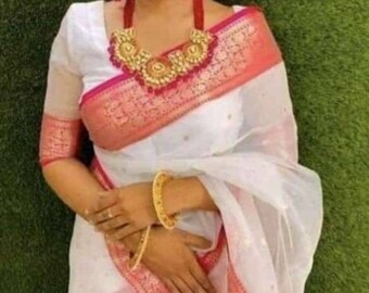 puja saree style