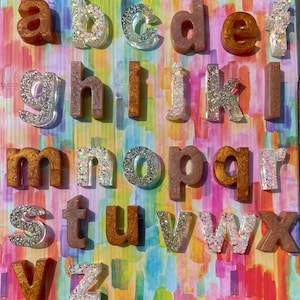 Alphabet & Number resin set
