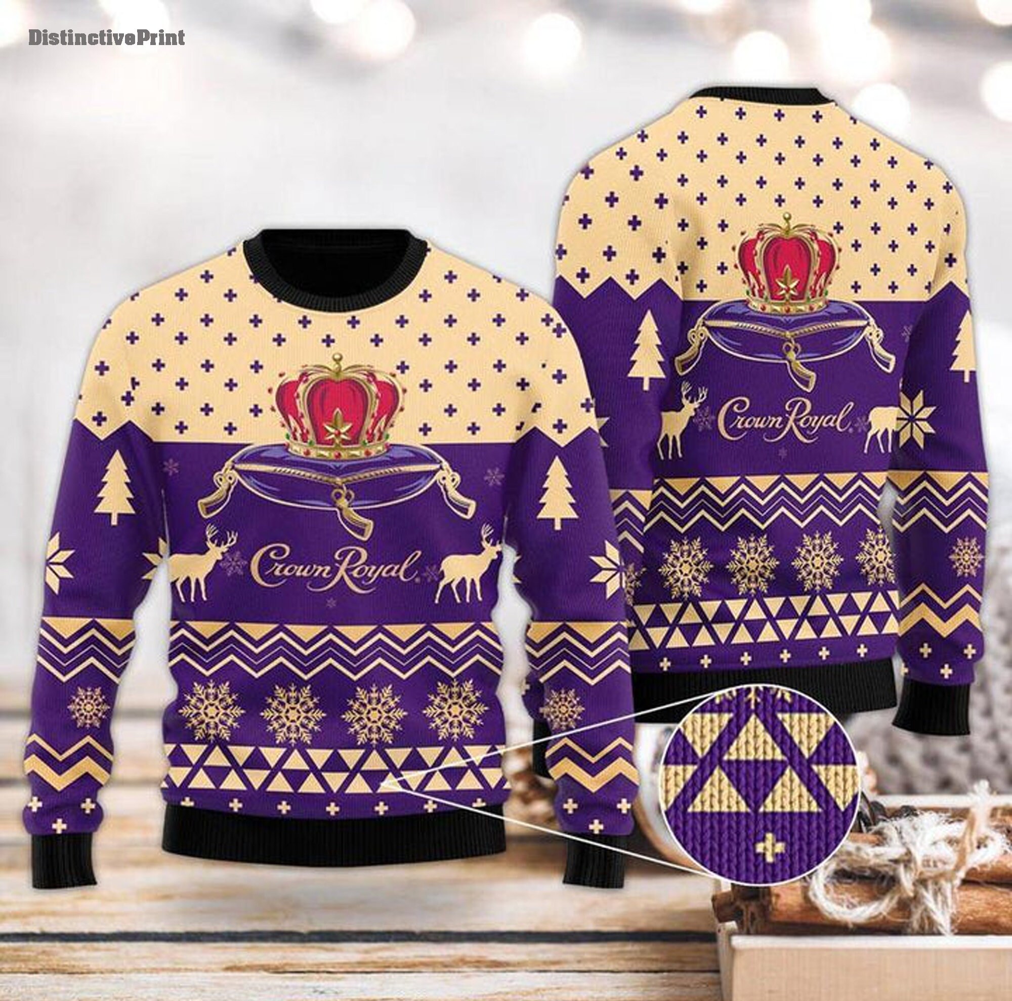 Crown Royal Sweater - Etsy UK