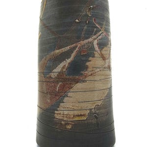 Vase (for ikebana), raku firing