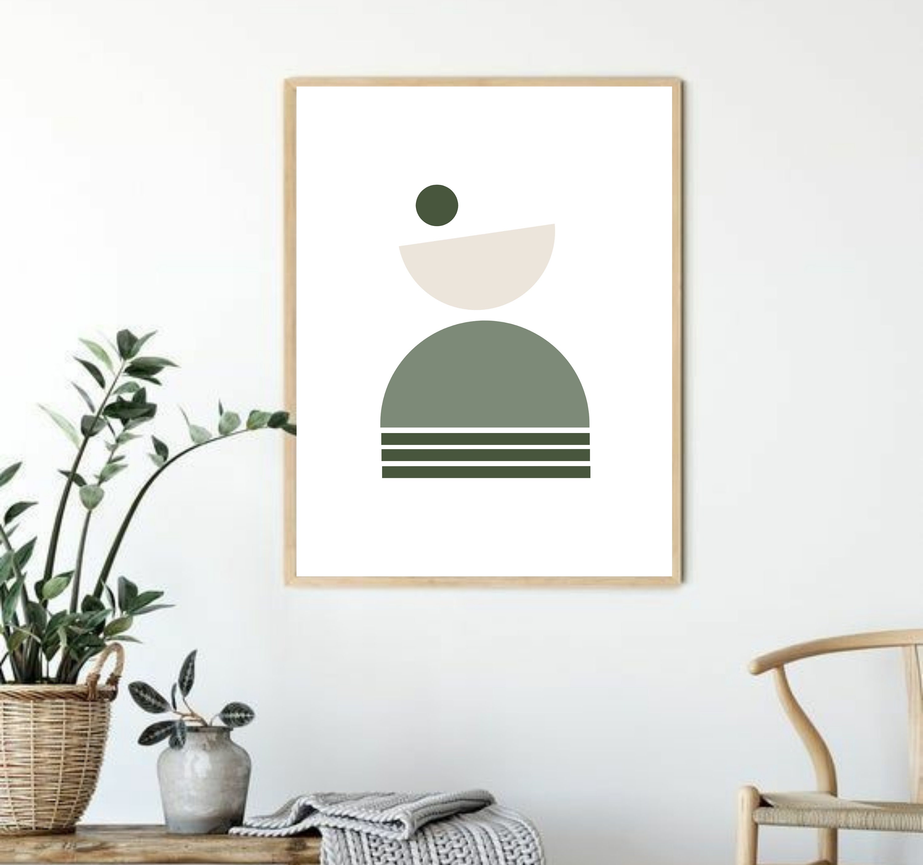 Neutral wall decor Instant Download Prints Mid Century | Etsy