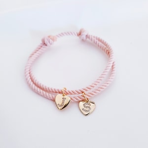 Anfangsherz Armband, mehrere Buchstaben personalisierte Schmuck, benutzerdefinierte Schmuck, Weihnachtsgeschenk für sie