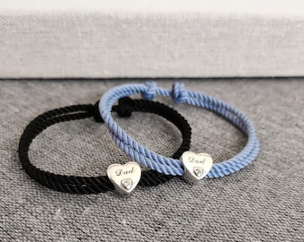 Father Gift, Dad Sterling Silver Bracelet, Adjustable Bracelet For Dad, Gift For Him, Dad Gift, Father Day Gift, Dad Mens Bracelet