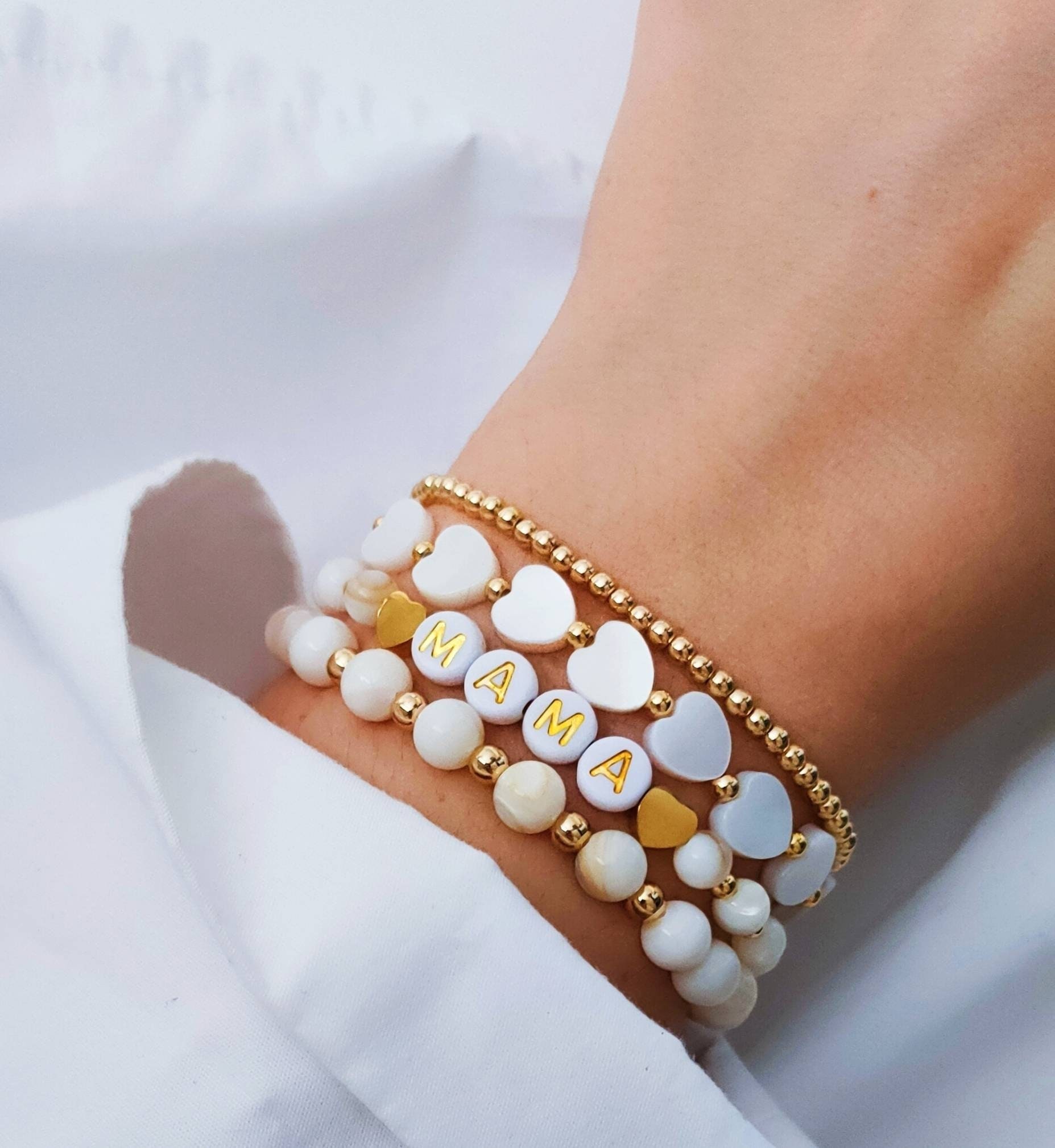 Shell bead best sale bracelet