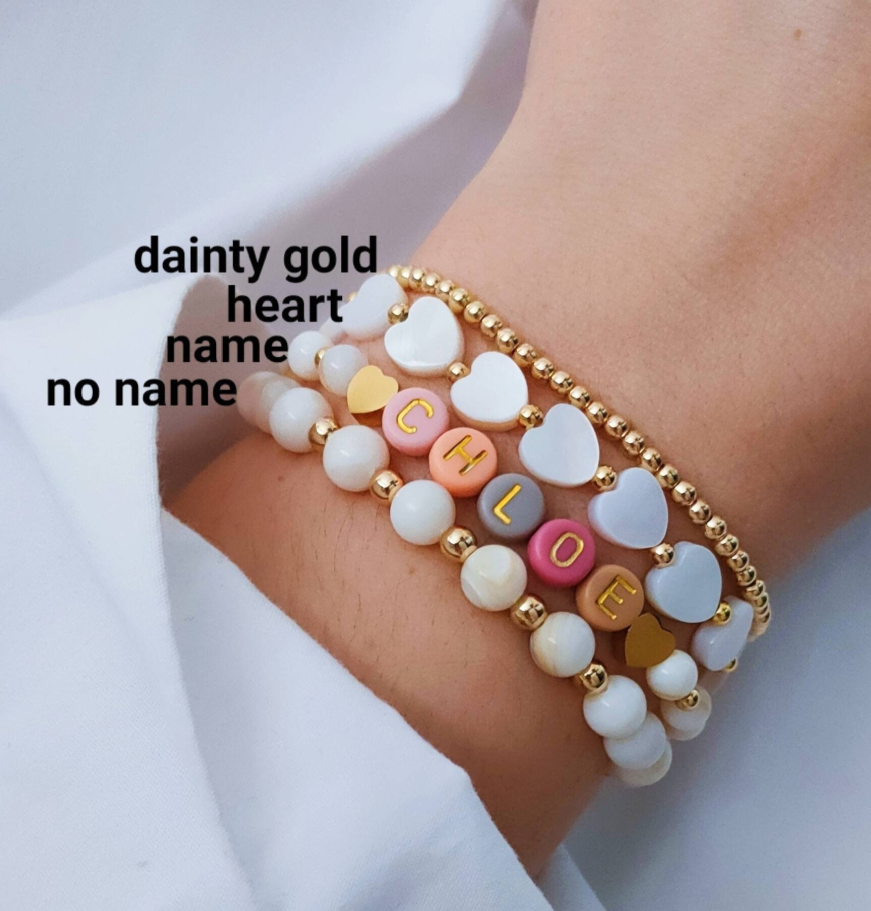 Custom Name Bracelet Rose Gold Color / United States / Adult Size 19cm