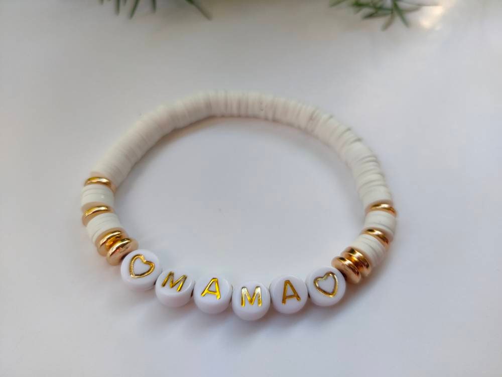 Personalised Name Bead Bracelet Beaded Bracelet Beaded Name Etsy UK