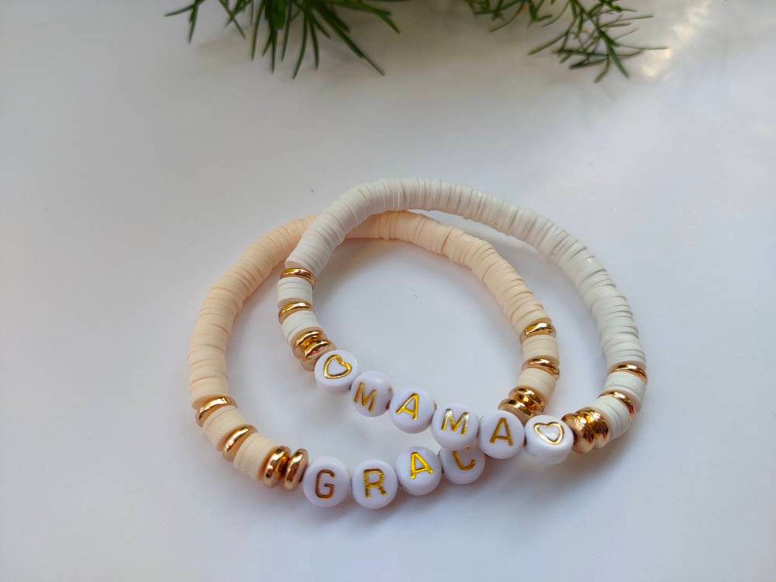 Personalised Name Bead Bracelet Beaded Bracelet Beaded Name Etsy UK