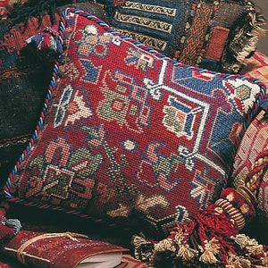 Tapestry Needlepoint Kit – Kelim Persian - Premium Tapestry Kit Cushion Front - Glorafilia