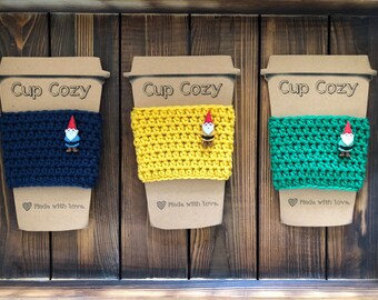 Gnomes Coffee Cozies