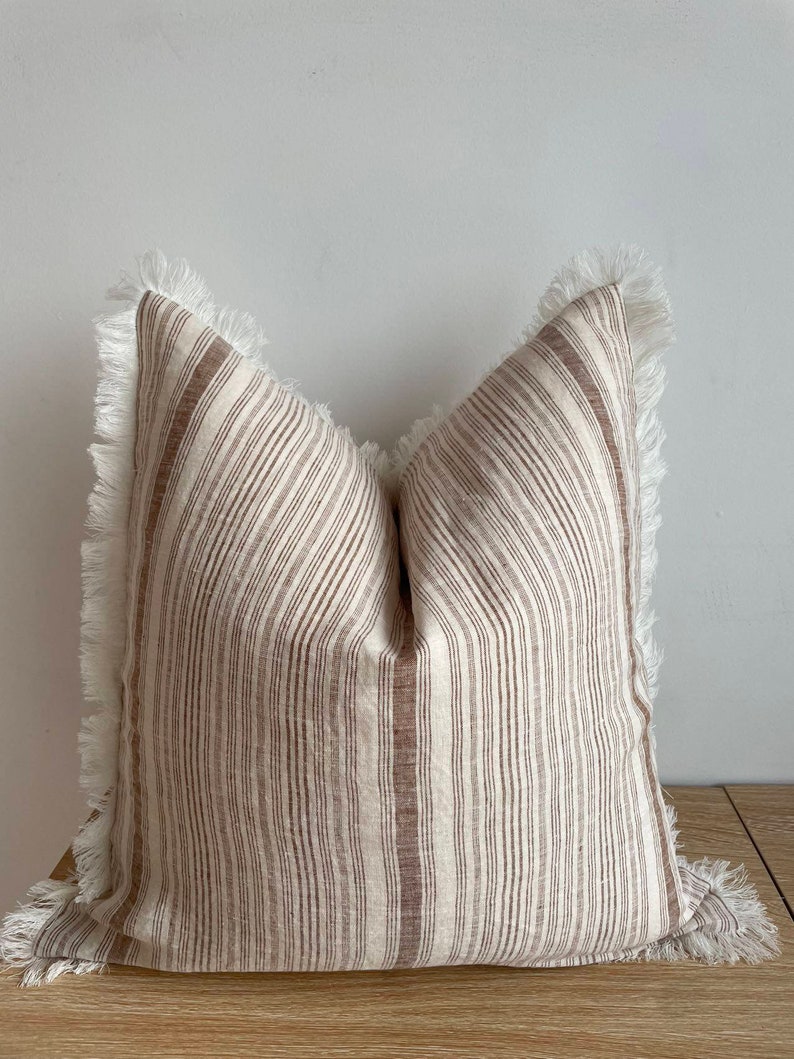 100 European Flax Linen Pillow Cover Linen Throw Pillow Etsy