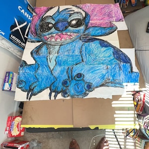 My Fan Art Drawing of Stitch from Disney’s Lilo & Stitch