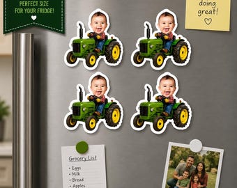 Magnete | Kühlschrankmagnete | Accessoires | Gastgeschenke | Traktor | Bauer | Bauernhoftiere zum Geburtstag | Geschenkideen | Bauernhof | Kinder und Erwachsene