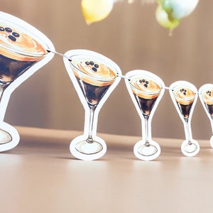 Espresso Martini Banner | Espresso Martini | Martini Birthday Party | Bachelorette Decor | Birthday Decor | A Tini Bit Older Theme |