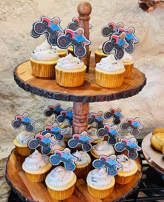 モンスタートラック カップケーキ トッパー | 写真 | カスタム | 写真