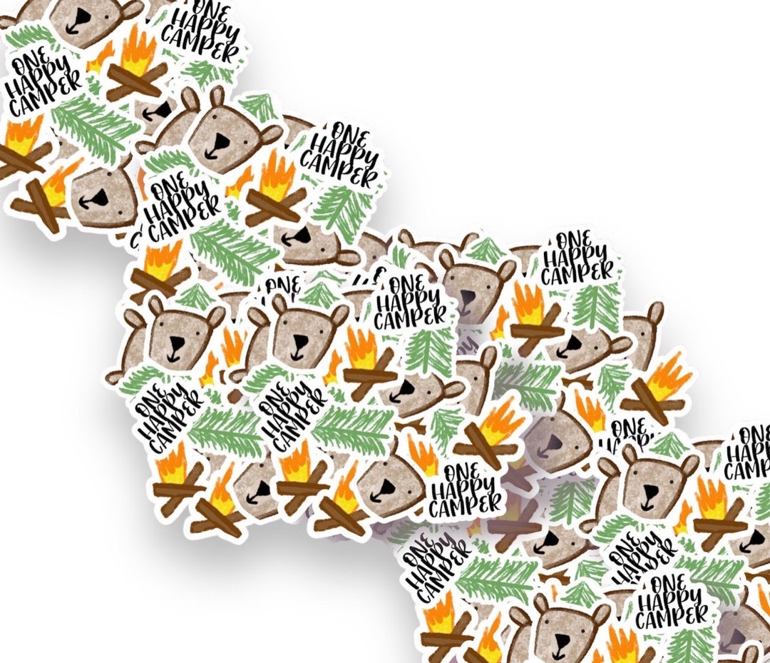 Confetti One Happy Camper Camping First Birthday Confetti Happy Camper