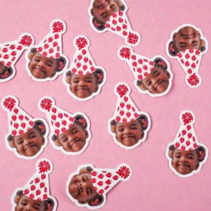 Strawberry Confetti | Strawberry Photo Confetti | Berry First birthday | Strawberry Patch | Strawberry Decorations | Strawberry Party |