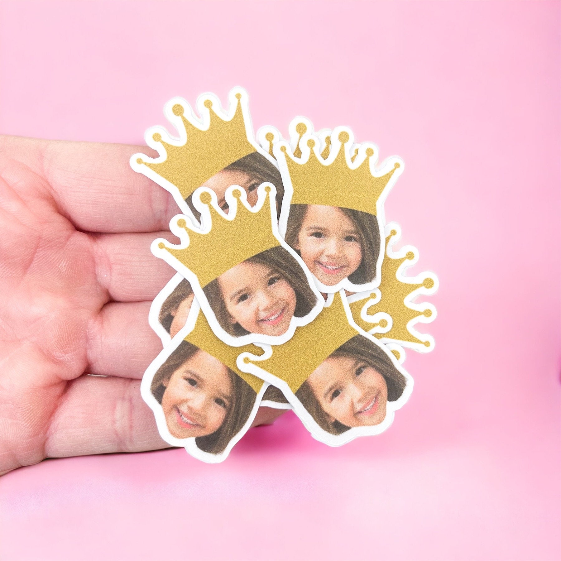Princess confetti Princess Crown Custom Photo Confetti Table Decor Princess Party Photo Confetti Princess Birthday
