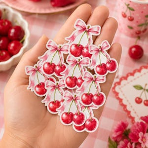 Confetti | 3,8 cm | Kers | Zij is de kers op de taart | Verjaardagsfeest | Decoraties | Bruidsdouche | Babyshower | Vrijgezellenfeest