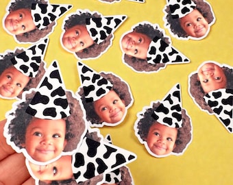 face confetti and table decorations | my first rodeo | Nashville Bach party | disco cowgirl theme party supplies | birthday | Western Cowboy