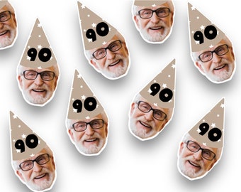 90th Birthday Confetti | 90th Birthday | Photo Confetti | Party Decor | Party Supplies | 90th Theme | Party Confetti | Ninety