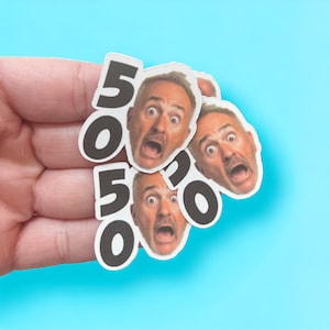 birthday confetti for 50th | funny table decorations and party supplies | personalized with face | birthday gift idea | dad, mom, friend