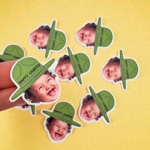 Camp Confetti | Camp Birthday | One Happy Camper | Camp Photo Confetti | Party Decorations | Party Supplies | Camping Theme | Party Confetti image 1