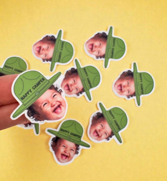 Camp Confetti | Camp Birthday | One Happy Camper | Camp Photo Confetti | Party Decorations | Party Supplies | Camping Theme | Party Confetti