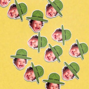 Camp Confetti | Camp Birthday | One Happy Camper | Camp Photo Confetti | Party Decorations | Party Supplies | Camping Theme | Party Confetti image 2