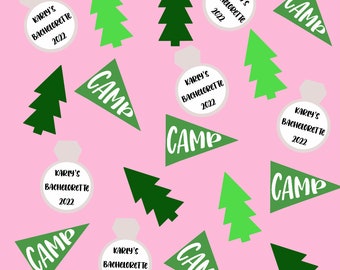 Bach Confetti | Camp bachelorette | hiking bachelorette | confetti | camp Bach decorations | camping | hiking | confetti | custom confetti |