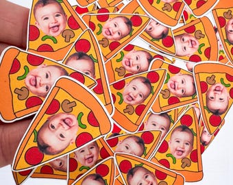 Party Confetti | Pizza Party Table Decor | Personalize with Photo | Pizza Birthday Decorations | Pizza Theme | Italian |