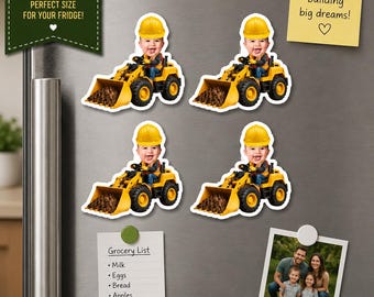Magnete | Kühlschrankmagnete | Accessoires | Gastgeschenke | Bauwesen | Fahrzeuge | Maschinen | Schutzhelme | Geschenke | Wohndekoration | Geburtstag