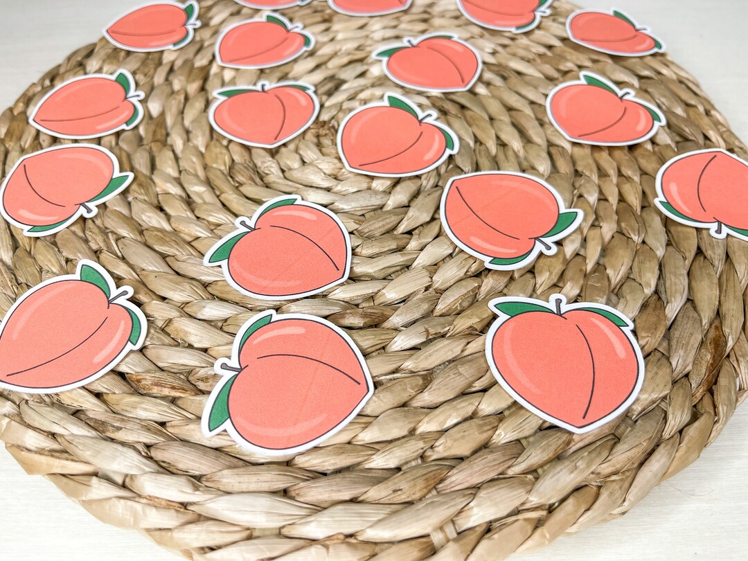 Peach Confetti Peach Party One Sweet Peach Birthday Confetti Savannah
