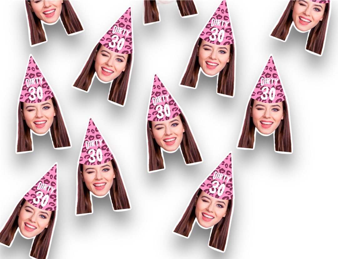 Dirty 30 Confetti 30th Party Decor Photo Confetti Party Etsy