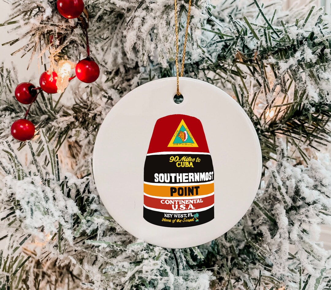 Key West Christmas Key West Ornament Key West Gift Key Etsy