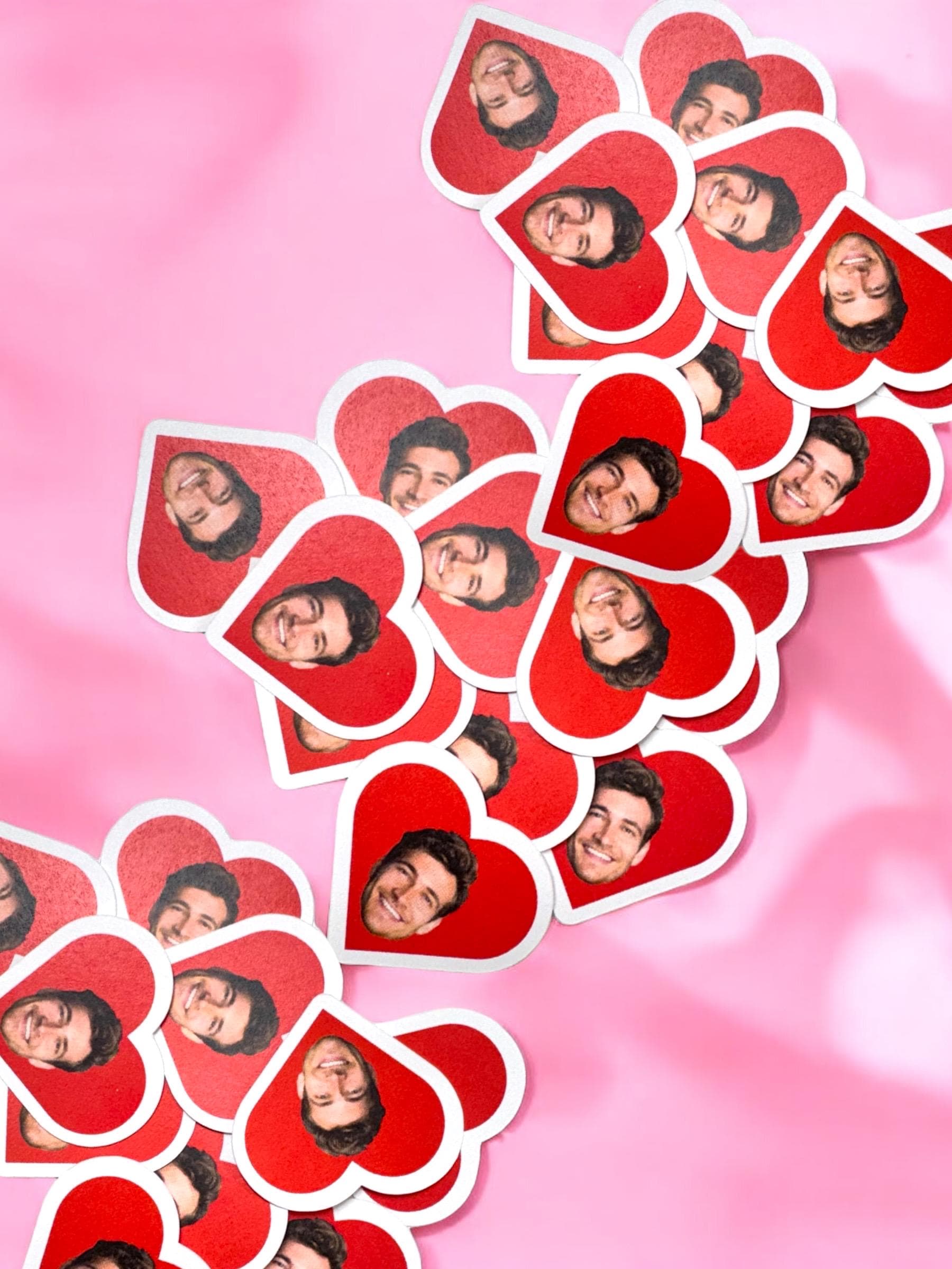 Groom Face Photo Head Confetti | Bachelorette | Bachelor | Engagement | Wedding | Bridal Shower | Party Confetti | Bride | Groom | Valentine
