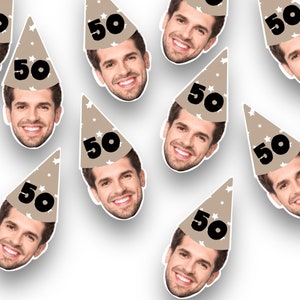Coriandoli per il 50° compleanno / 50° compleanno / Coriandoli fotografici / Decorazioni per feste / Articoli per feste / Tema 50° / Coriandoli per feste / Cinquanta