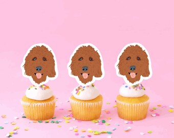 goldendoodle birthday cake