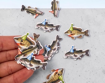Fish Confetti | Fishing Birthday | Carfish | Bass | Table Decor | Photo Confetti | Party Decorations | Party Supplies | Ofishally |