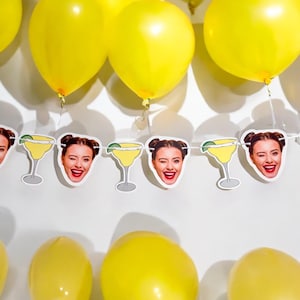 Margarita Birthday Banner | Customized with photo | Margarita Birthday Party | Fiesta Birthday Decor | Decorations | 5 foot banner