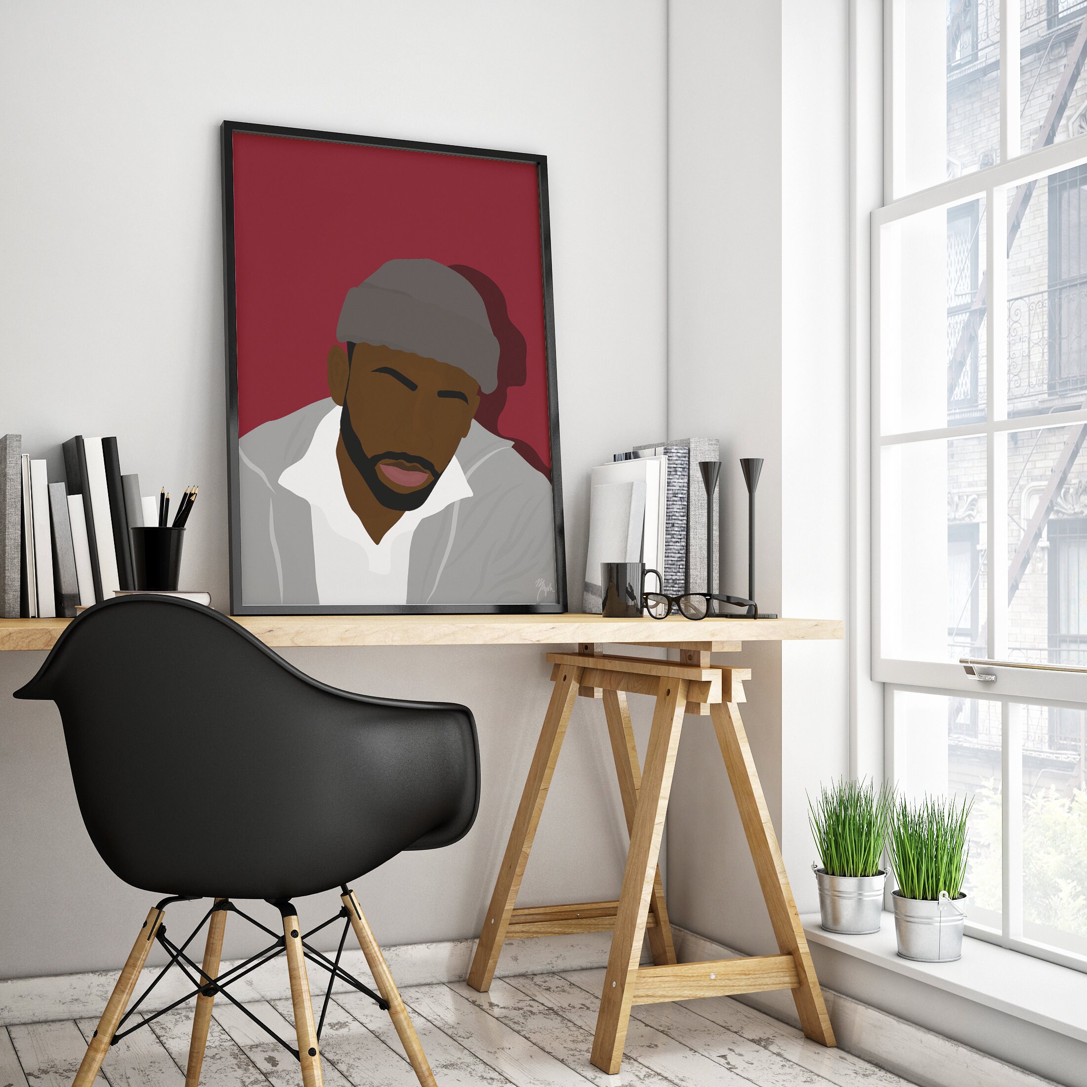 Black Boy Wall Art Black Man Wall Art African Man Wall Art Etsy