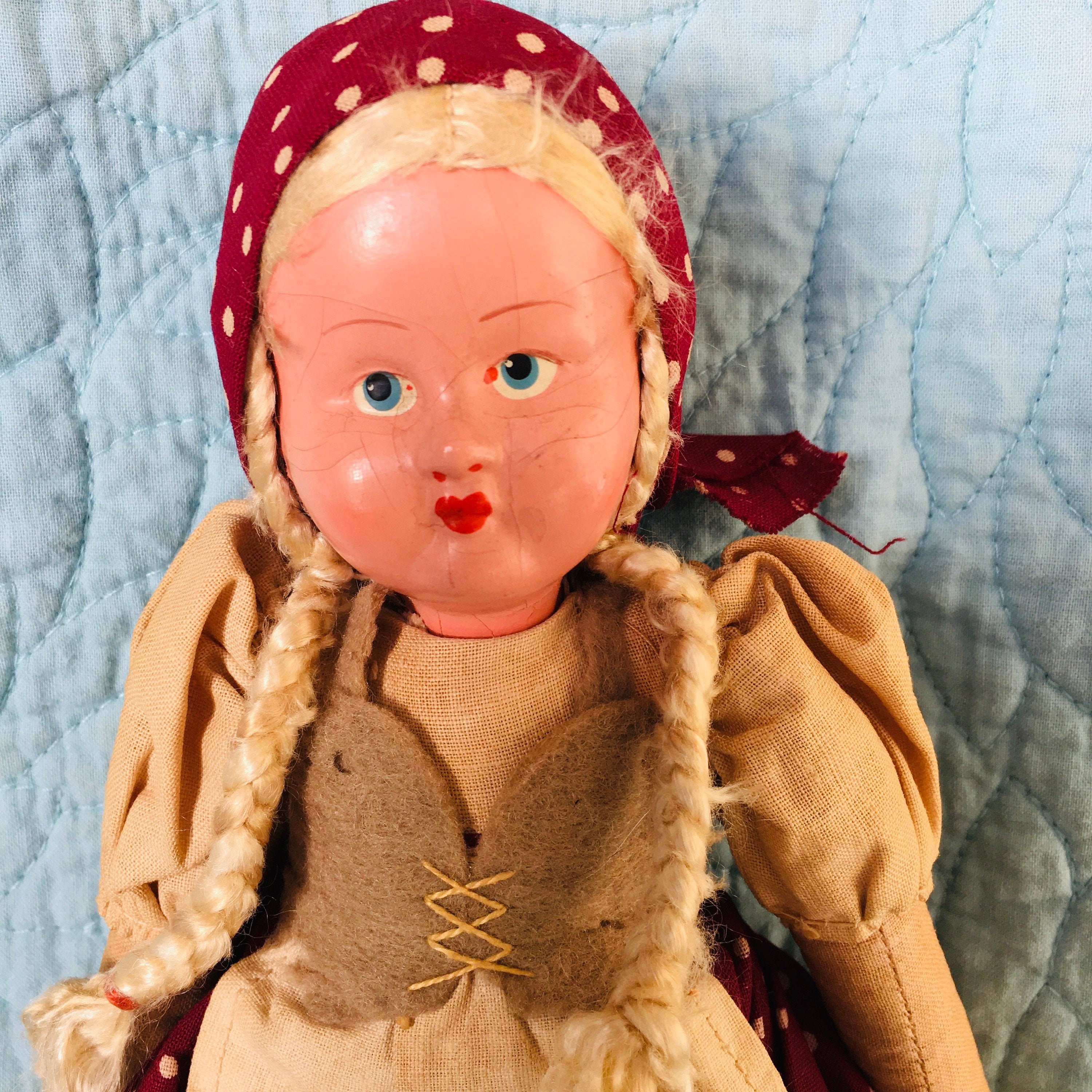 Ragdoll Rare Collectible Doll 1920s Vintage Poland Doll Etsy