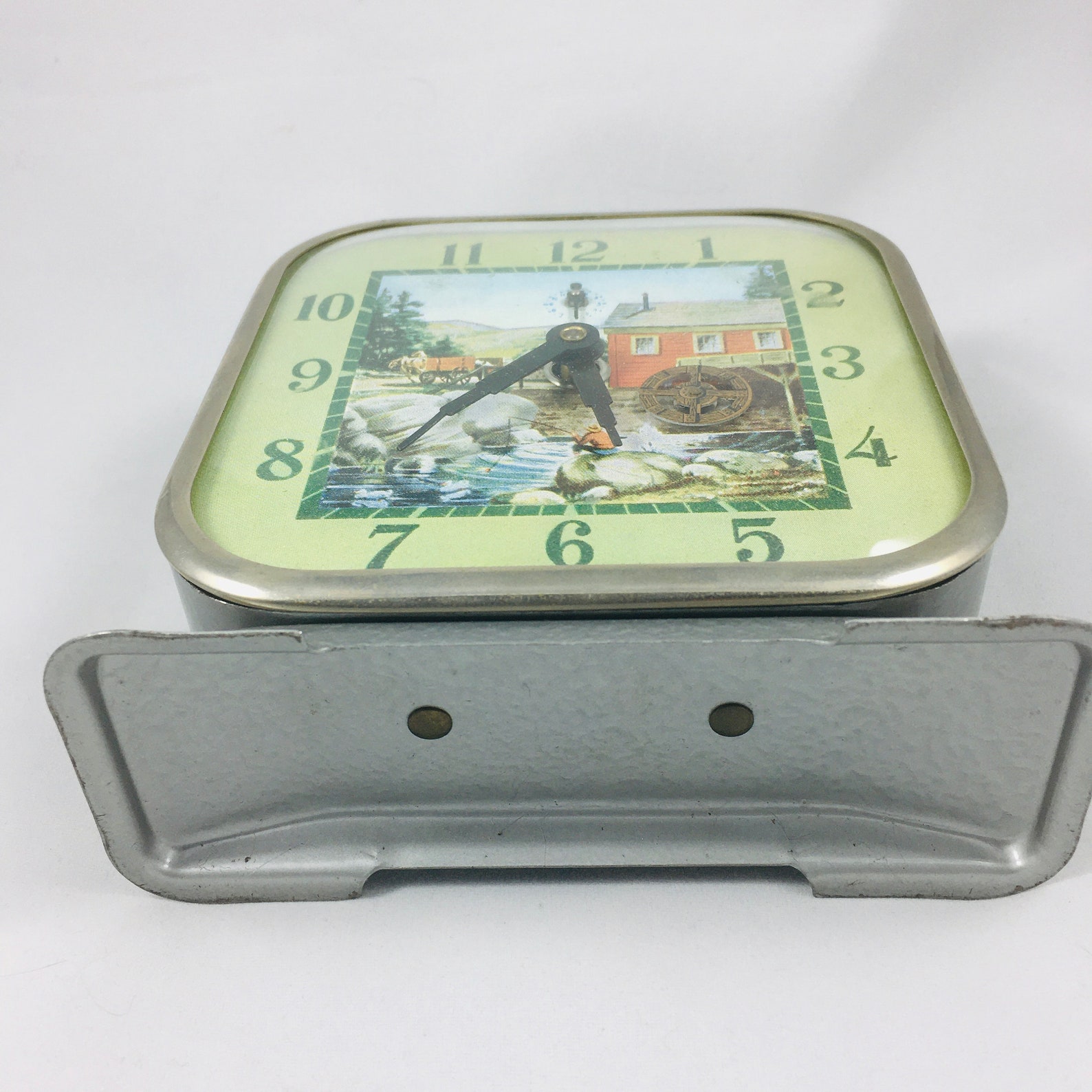 Lux Alarm Clock 1940's/Waterbury CT/Bubble Glass/Paper Etsy