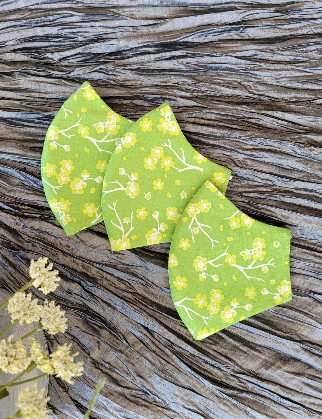 Floral Spring Face Mask, Easy Breath Face Mask, Fabric Face Mask With