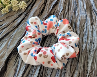 Silk Satin Scrunchies, Hair Scrunchies, Floral Scrunchies, Cotton Scrunchies, Homemade Scrunchies, Handmade Scrunchies, Cute Scrunchies