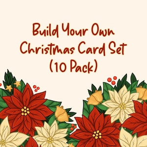 Paquete de tarjetas navideñas: ¡crea la tuya! (10 tarjetas) - 5 x 7" con sobres