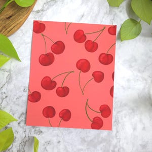 Wydruk artystyczny Pastel Cherries - matowy 8x10" lub 5x7"
