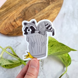 Trash Panda 3" Vinyl Sticker (glänzend)
