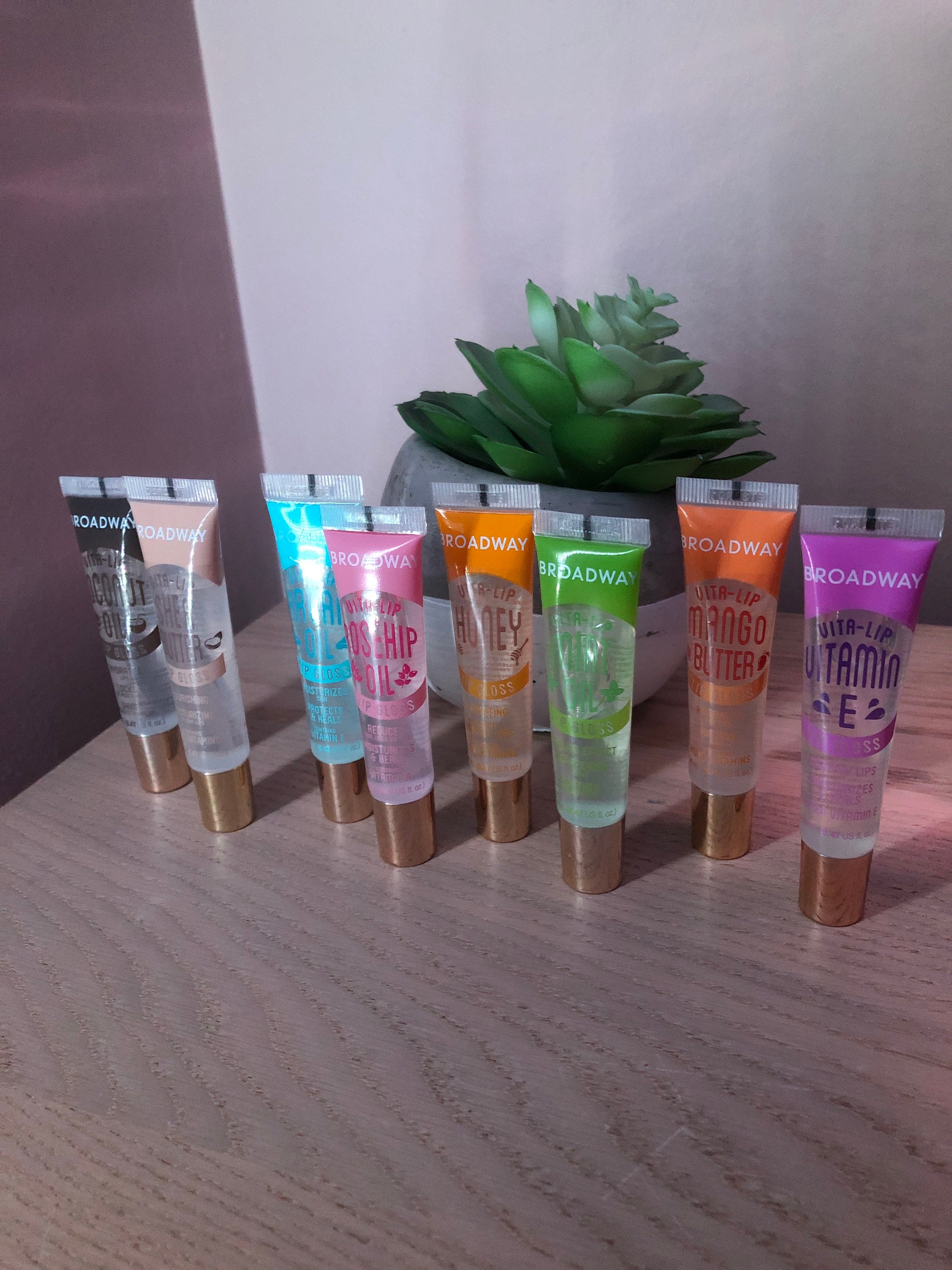 Broadway vita lip gloss all 8 flavors Etsy