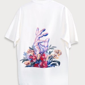 Oversize Graphic Tee | Survival Embroidery Artwork | Streetwear