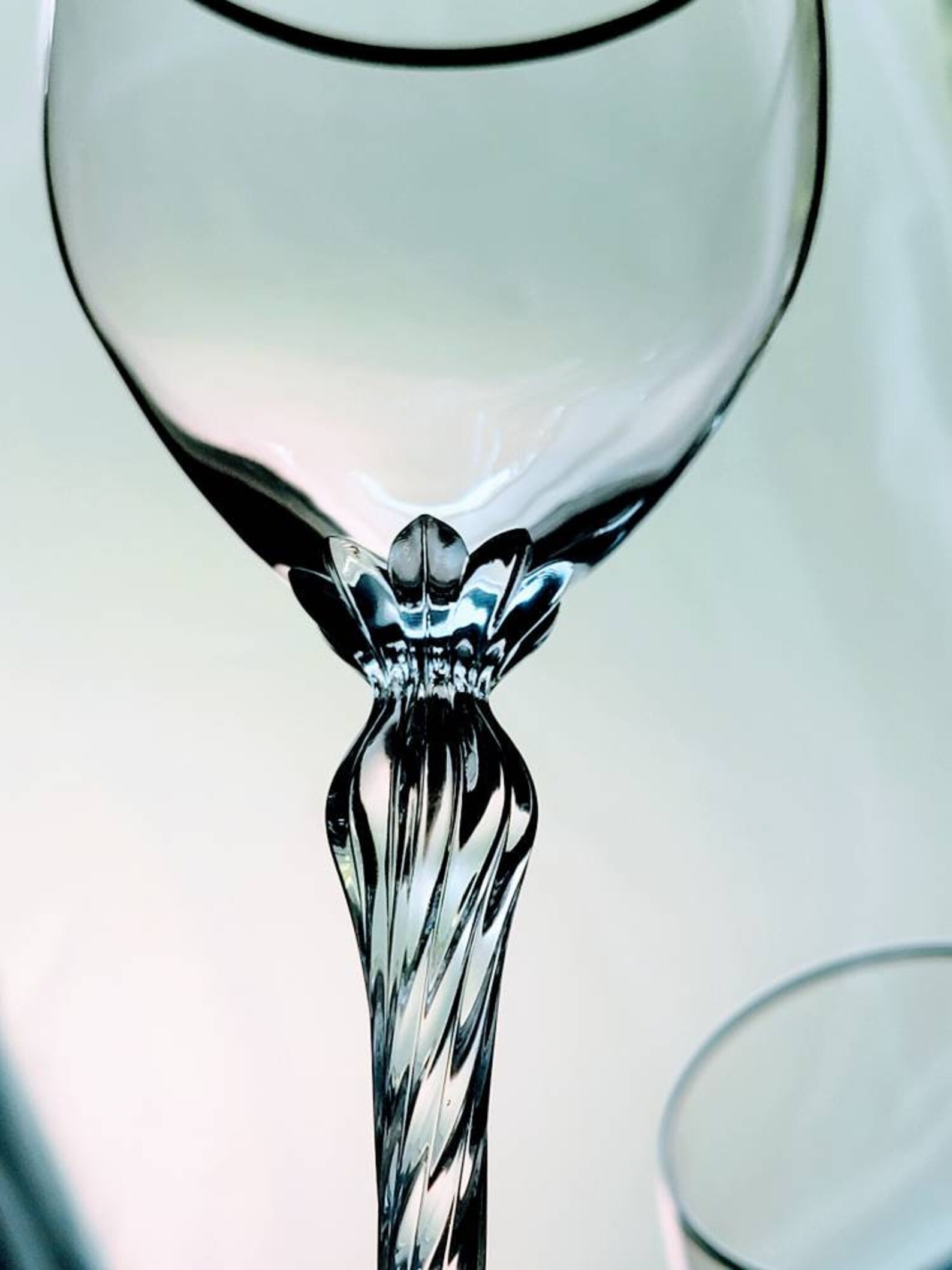 5 Vintage Lenox Madison Crystal Platinum Trim Aria Shape Wine Etsy